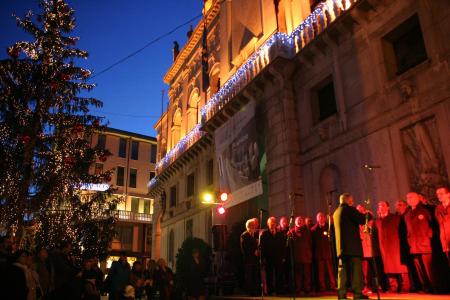 Concerto davanti Palazzo Moroni - Natale 2009 - 05-12-2009 - 056.JPG